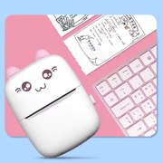 Mini drukarka termiczna - kolor różowy