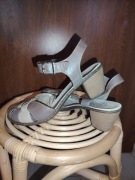 Buty damskie czółenka sandały Rieker Antistress skóra 41 