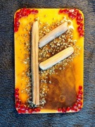 Obraz dekoracyjny z runą Fehu 15x10