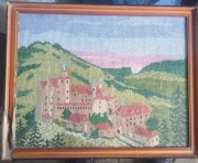Stary gobelin 53x43 cm