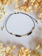 Bransoletka Zodiakalna LEW -Talizman- tygrysie oko, cytryn, kryształ górski