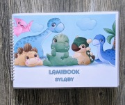 Lamibook SYLABY, dinozaury. Paradygmaty sylabowe