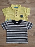 2 x Bluzka koszulka  t-shirt rozm. 62/68  - 3/6 m-ce 