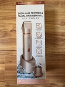 Kaphio 2-in-1 Trimmer – Wodoodporny Trymer do Ciała i Twarzy dla Kobiet