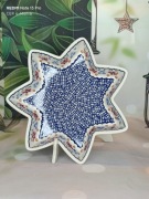 Półmisek miska  gwiazda duża 30 cm ceramika Bolesławiec