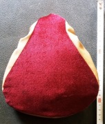 Pokrowiec retro na siodełko rowerowe + lampa przednia