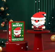 Klocki Świąteczne do składania Święty Mikołaj