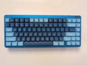 NuPhy Halo75 v2 Blue Lagoon, NuPhy Raspberry Switches