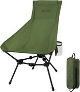 Składane Krzesło Kempingowe Lekkie Aluminiowe Wysokie – Kompaktowe