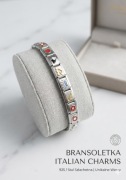 Piękna bransoletka Italian Charms – Unikalny design