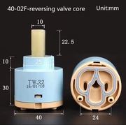 Wkład ceramiczny 40 mm do baterii – zawór mieszający, wysoka szpula