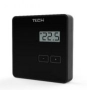 Sterownik Regulator Tech R-8B Bezprz. Pokojowy Czarny Do Listwy l-8 od Ręki