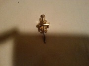 Strap Lock Uchwyt Paska Gitary Złoty