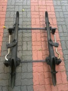 Bagażnik uchwyt dachowy relingi + 2 x uchwyt rowerowy firmy Mont Blanc