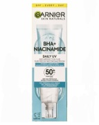 GARNIER Fluid do twarzy przeciw niedoskonałościom SPF 50+, BHA + Niacynamid