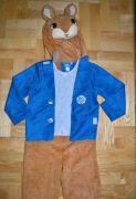 163#  Królik Zając strój piżama kombinezon  5/6 lat_110/116 cm