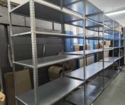Regał magazynowy wys 250 dł 600 gł 63 metalowy po 6 półek do 80kg