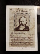 Znaczek blok Niemcy NRD 1983 Brahms 