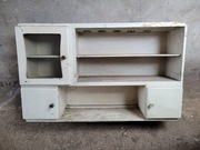 Kredens PRL Szafka wisząca kuchenna antyk 1960 drewniany biały 