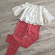 **efektowna biała tunika CARMEN casual M