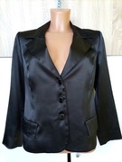 Satynowy żakiet z mankamentem. M.