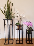 Kwietnik loft industrialne donica metalowe stojak