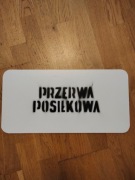 Tablica za szybę autobusu PRL replika