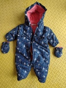 Lily & Jack KOMBINEZON ZIMOWY niemowląt r. 56 0-3 m