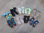 9 par skarpetek chłopięcych 19-22