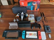 Konsola Nintendo Switch v2 z bogatym wyposażeniem 