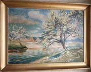 Pejzaż wiosenny Stanisław Paciorek