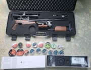 Air Arms S510R TDR luneta Hawke Airmax 30 10x dużo śrutu walizka palmrest