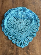 Cieniowana piękna ręcznie robiona chusta 100% bawełna