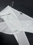 Top biały zawiązywany white shein Xs