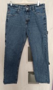 Spodnie dżinsowe jeans męskie kolor niebieski firma Sinsay rozmiar W34 L34