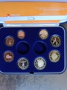 Wlochy 2021 zestaw monet od 1 Centa do 2 Euro Proof / PP