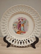 Talerzyk ażurowy z porcelany 
