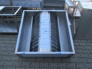 SOLIDNY OKAP GASTRONOMICZNY CENTRALNY Z FILTRAMI 120/120/35