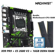 Zestaw płyty głównej MACHINIST X99 z Intel Xeon E5 2680 V3 + DDR4 16GB
