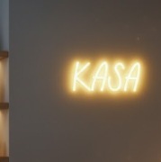 NEON SZYLD KASA DO KASY TUTAJ KASA NAPIS LED TEKST  ZAMÓWIENIE NEONOWY ZNAK