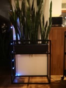 Kwietnik loftowy stojak na kwiaty metalowy loft 