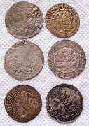 Grosz Praski Władysław II. 6 sztuk