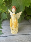 Lampion anioł ceramiczny