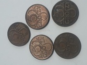 5 groszy 1937 brąz II RP