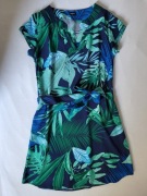 Wiskozowa sukienka w kwiatowy wzór SALKO, rozm. 38