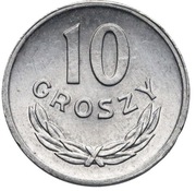 10 groszy  z 1973 bez znaku Mennicy 