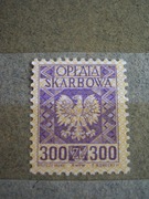 znaczek skarbowy znak opłata skarbowa 300 zł złotych PRL