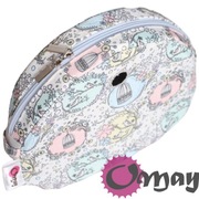 organizer do Obag MOON LIGHT ML ptaszki pastelowe błękit sky wkład OMAY