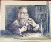 Obraz malowany ręcznie na plótnie akryl, 30x24