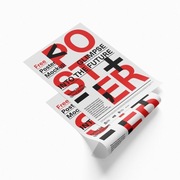 Plakaty A2, papier 130g, 100 sztuk